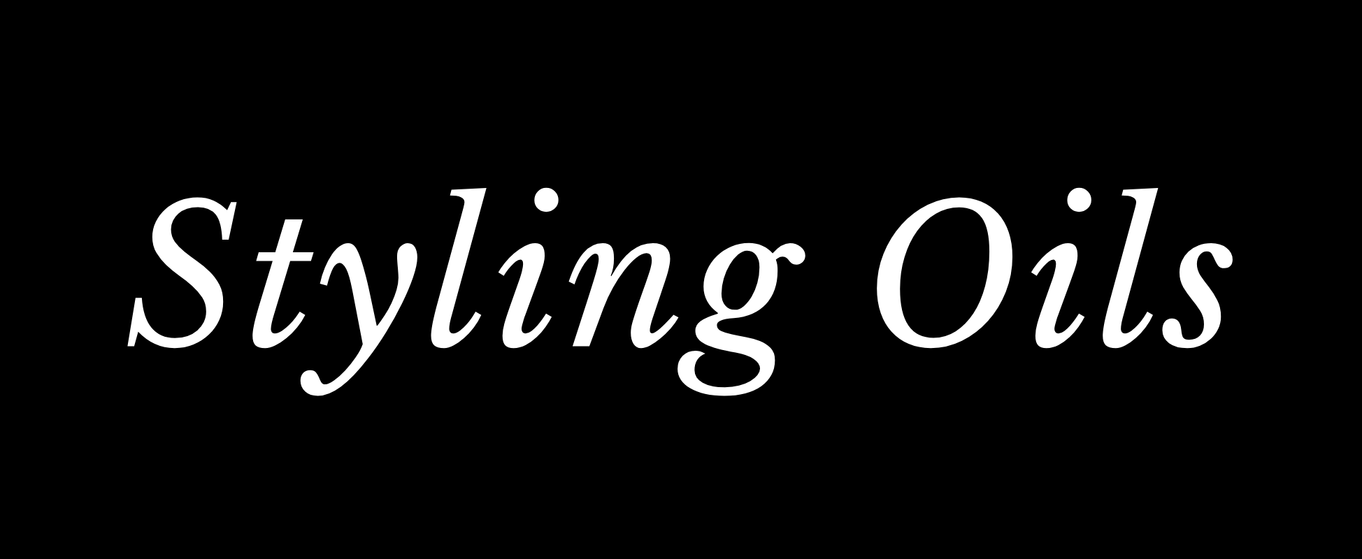 Styling Oils Flow Hair Designs